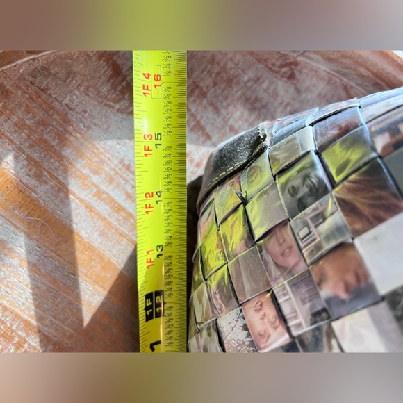 Artisan handbag Womens Faces Handbag unique pop art Valentines Mothers Day gift - Picture 10 of 10